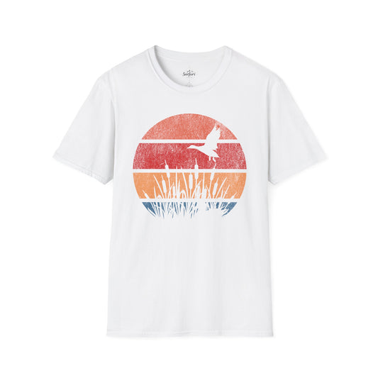 Retro Sunset Duck