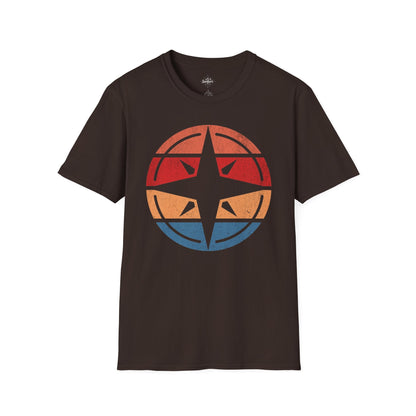 Retro Sunset Compass