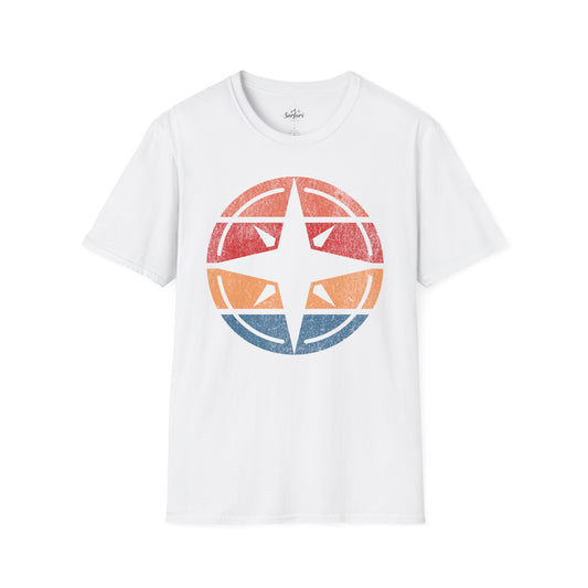 Retro Sunset Compass