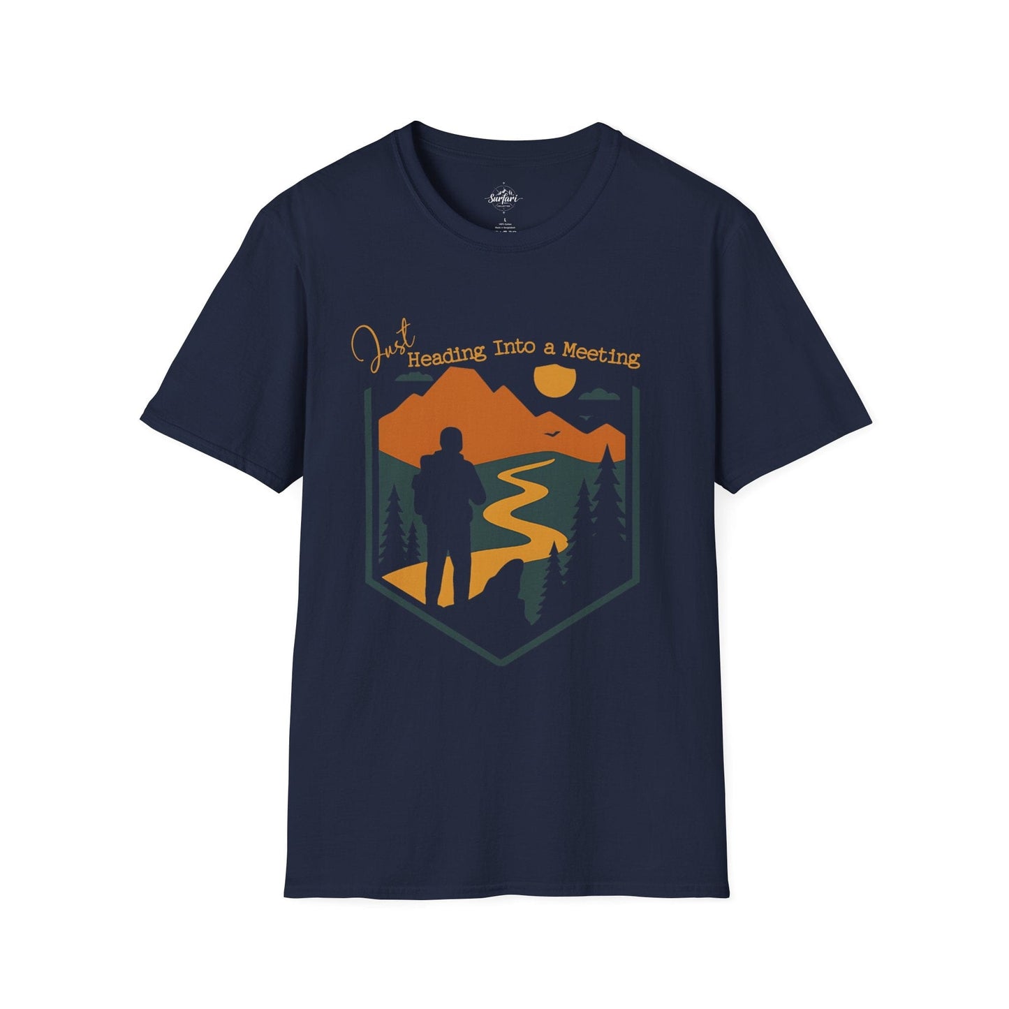 Heading into a meeting - hiker
