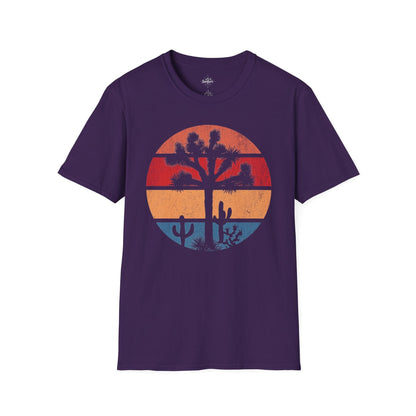 Retro Sunset Joshua Tree