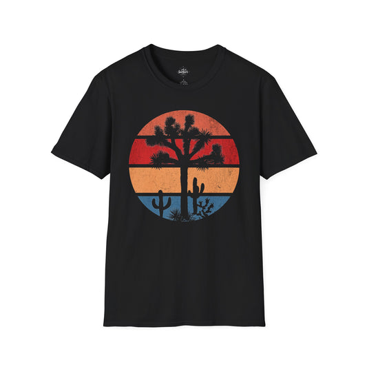 Retro Sunset Joshua Tree