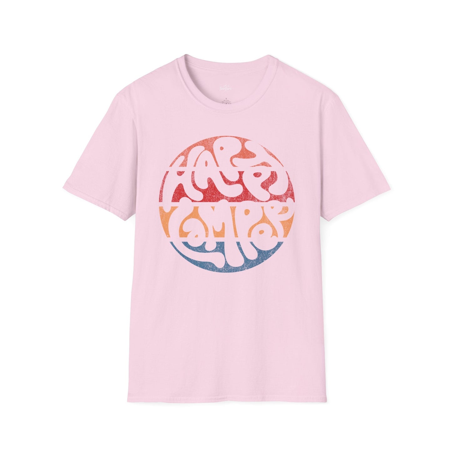 Retro Sunset Happy Camper
