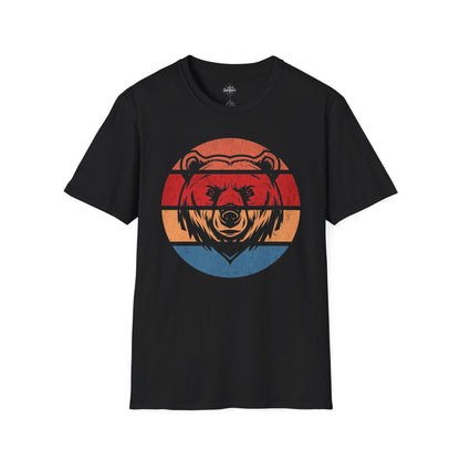 Retro Sunset Bear