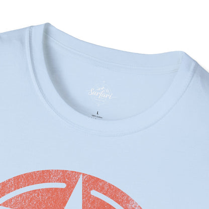 Retro Sunset Compass