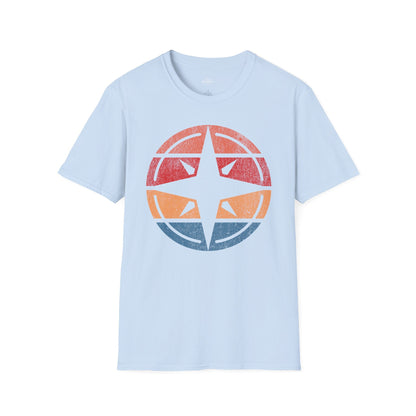 Retro Sunset Compass