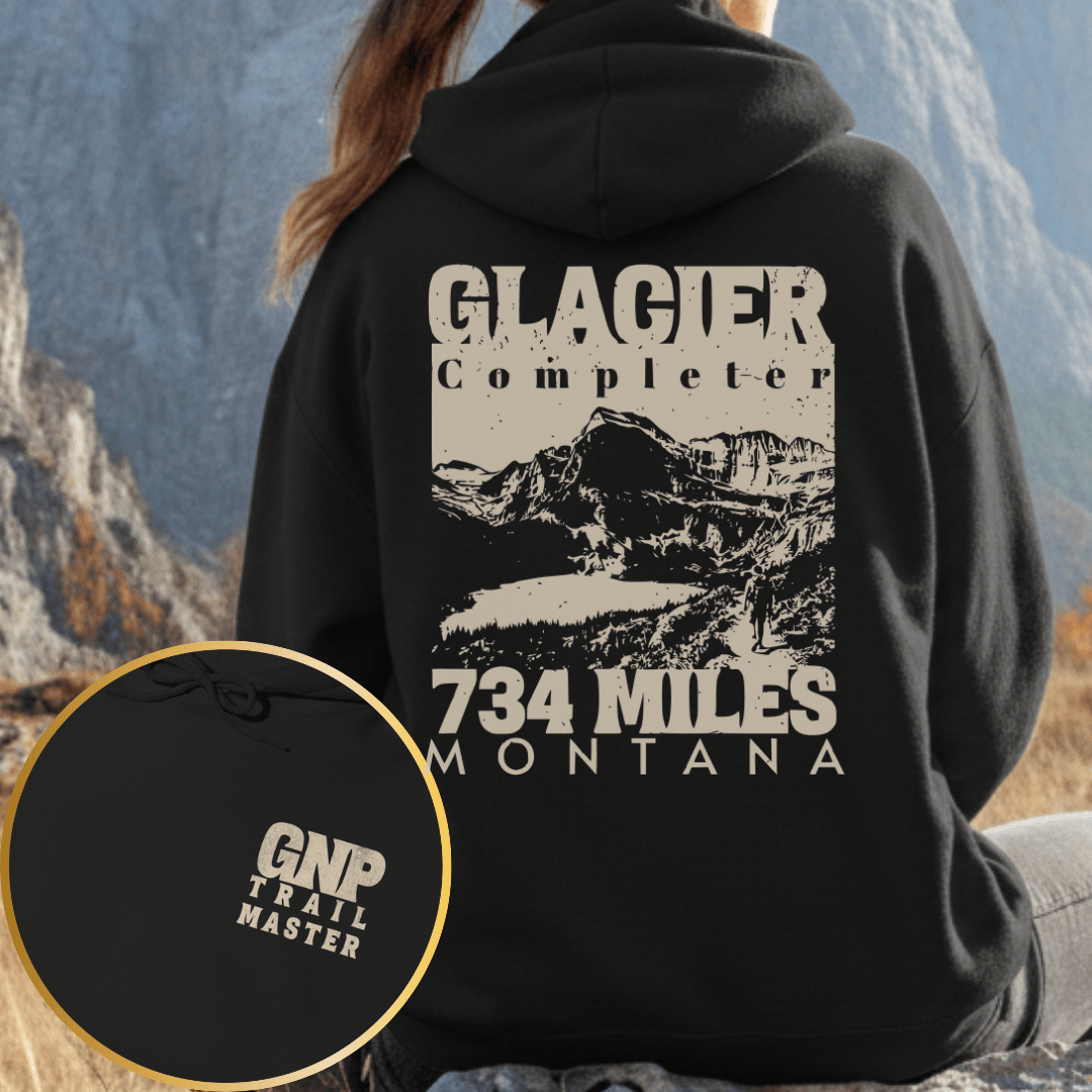 Printify Hoodie Black / S Glacier NP Completer