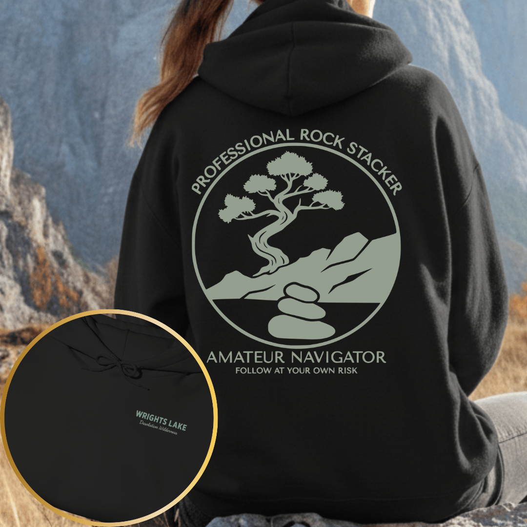 Printify Hoodie Black / S Professional Rock Stacker