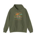 Printify Hoodie Military Green / S Gerle Creek Camping Crew Hoodie