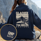 Printify Hoodie Navy / S Glacier NP Completer