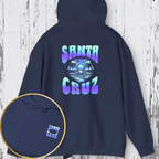 Printify Hoodie Navy / S Santa Cruz Hoodie Unisex Heavy Blend™ Hooded Sweatshirt