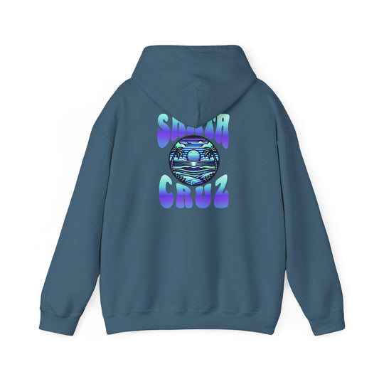 Printify Hoodie S / Indigo Blue Santa Cruz Hoodie Unisex Heavy Blend™ Hooded Sweatshirt
