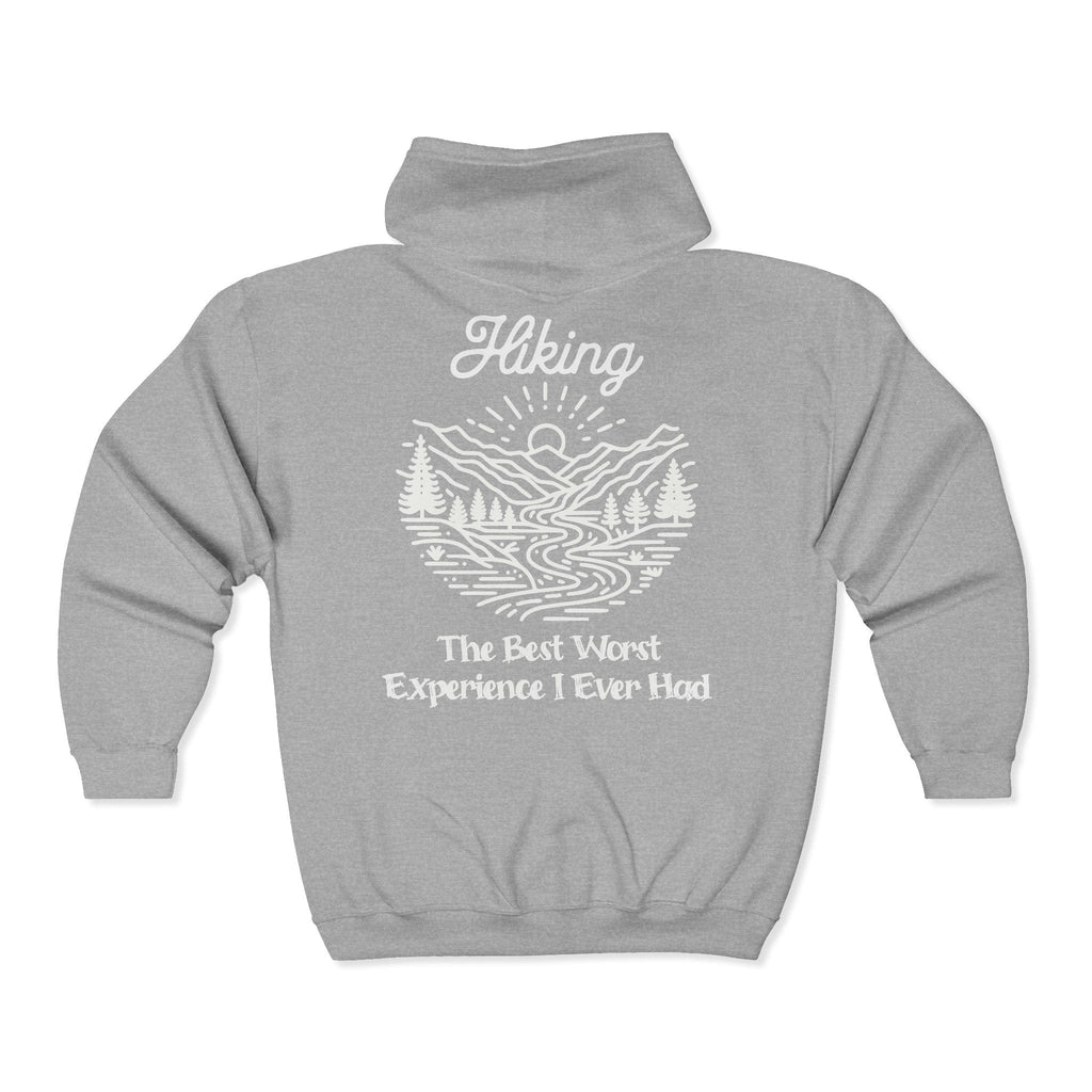Printify Hoodie S / Sport Grey Zip Up Hoodie