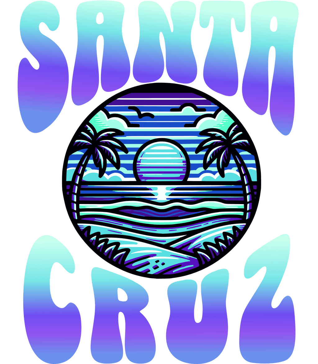 Printify Hoodie Santa Cruz Hoodie Unisex Heavy Blend™ Hooded Sweatshirt