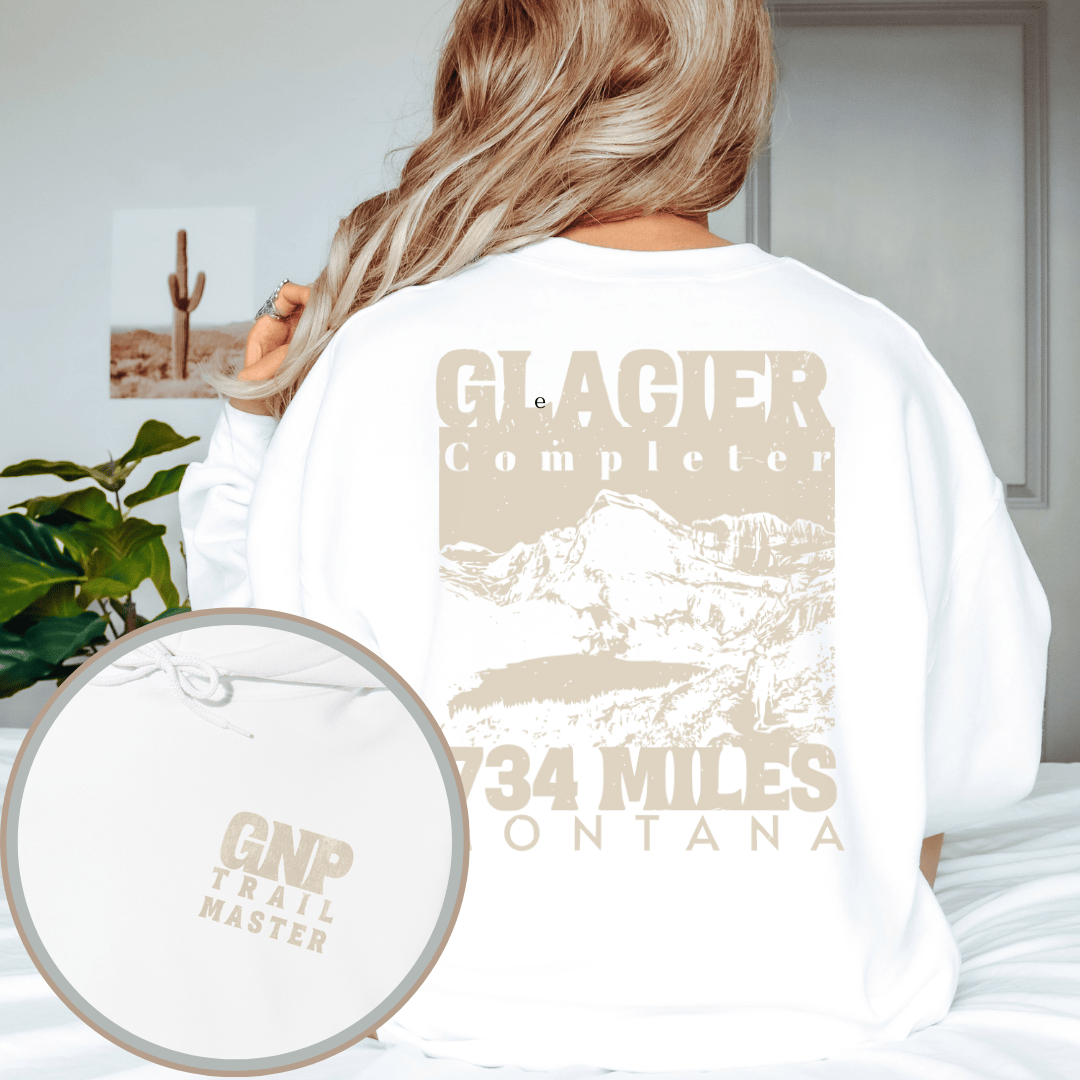Printify Hoodie White / S Glacier NP Completer