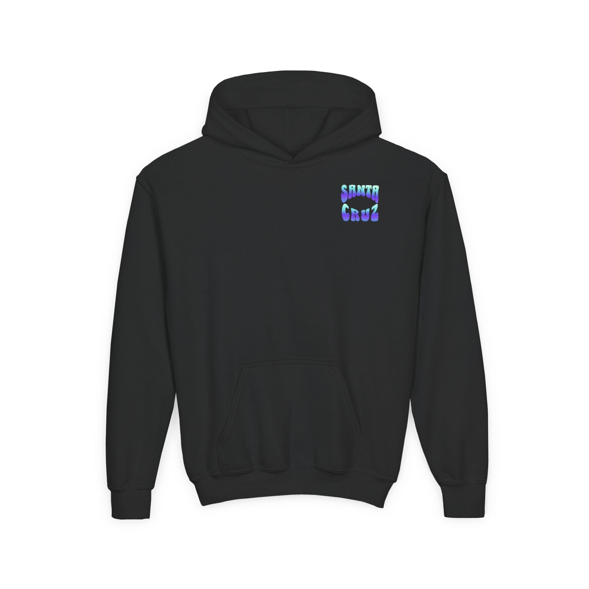 Printify Kids clothes S / Black Youth Hooded Sweatshirt