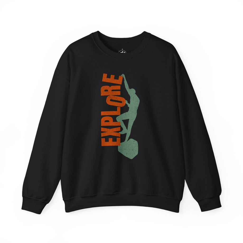 Printify Sweatshirt Black / S Explore