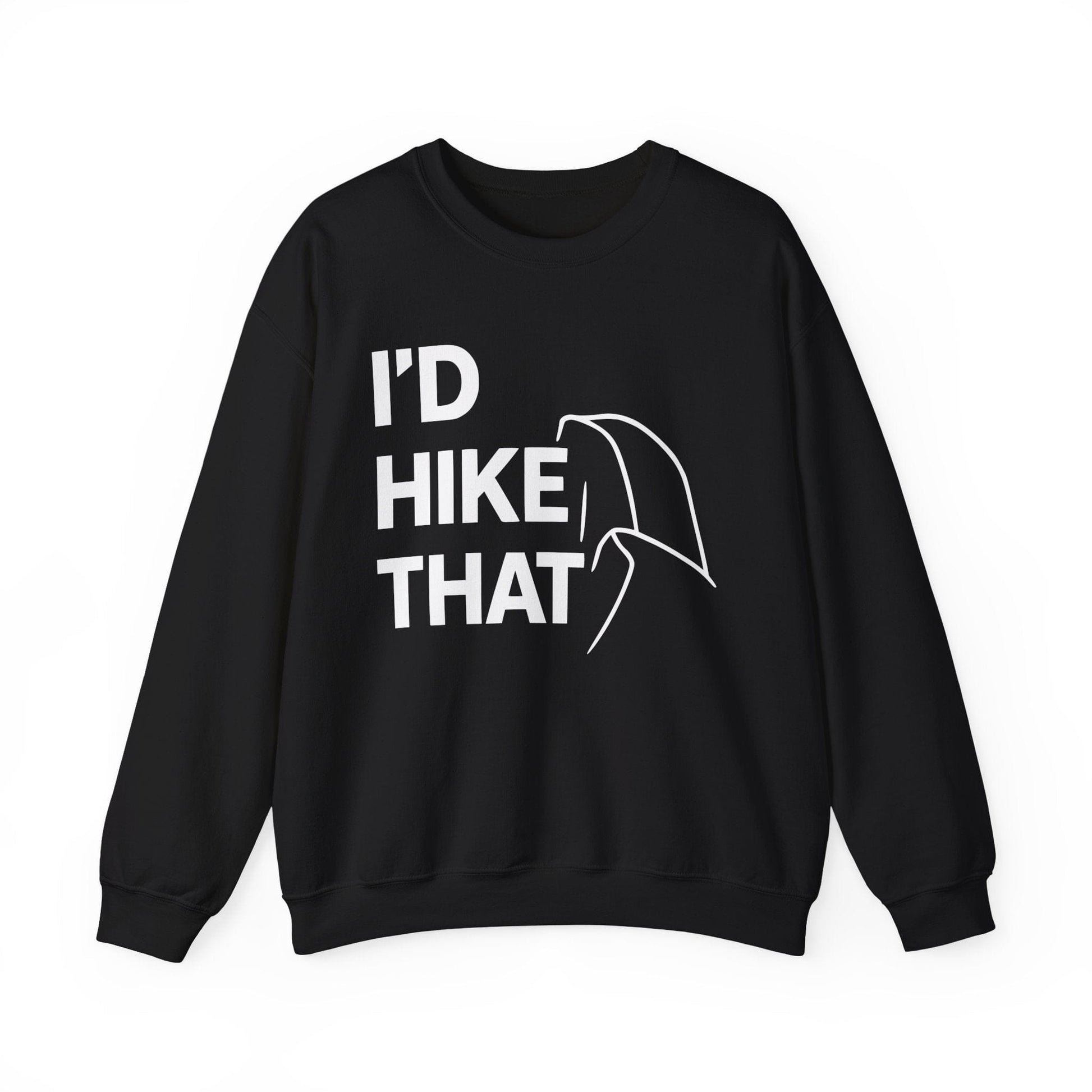 Printify Sweatshirt Black / S I'd I hike that Half Dome