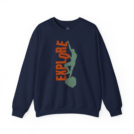 Printify Sweatshirt Navy / S Explore