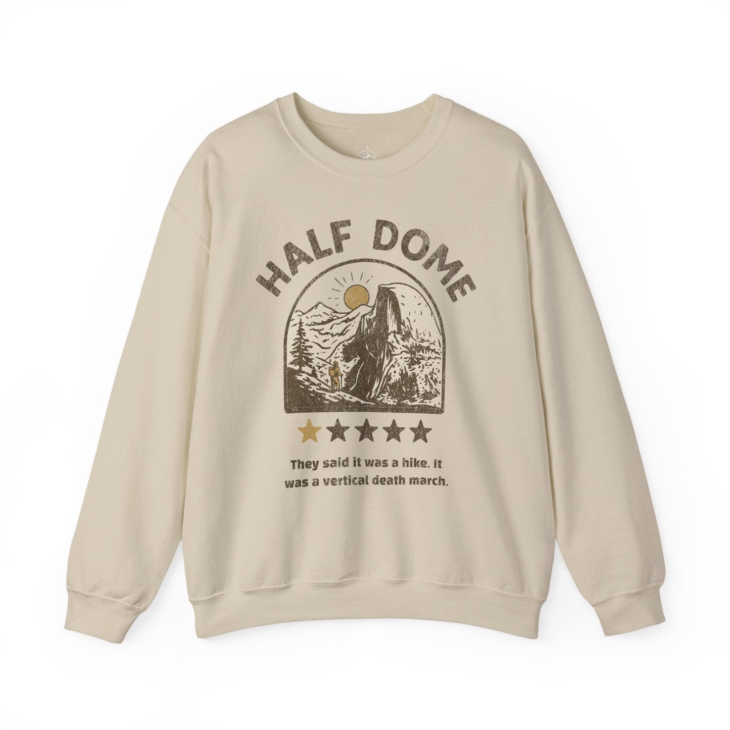 Printify Sweatshirt Sand / S Half Dome 1 Star Review
