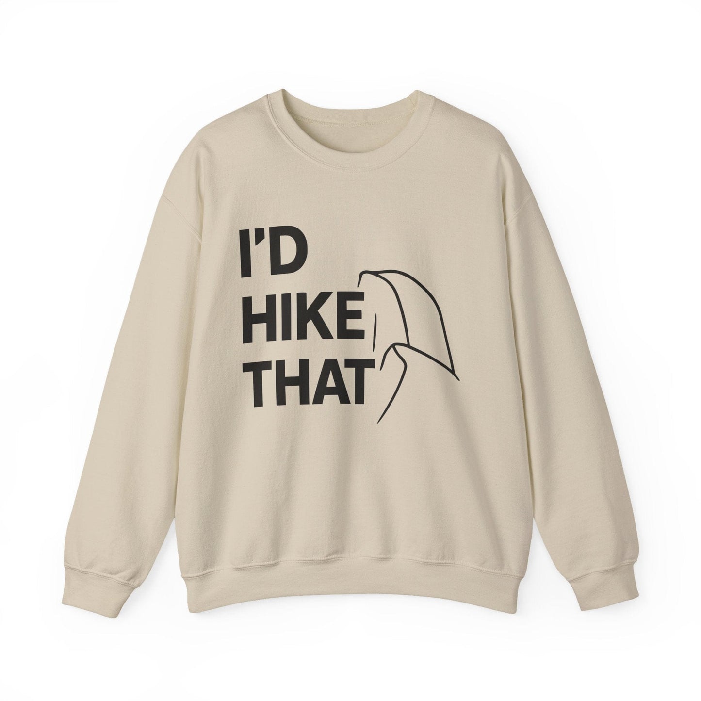 Printify Sweatshirt Sand / S I'd I hike that Half Dome