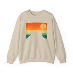 Printify Sweatshirt Sand / S Rainbow Half Dome