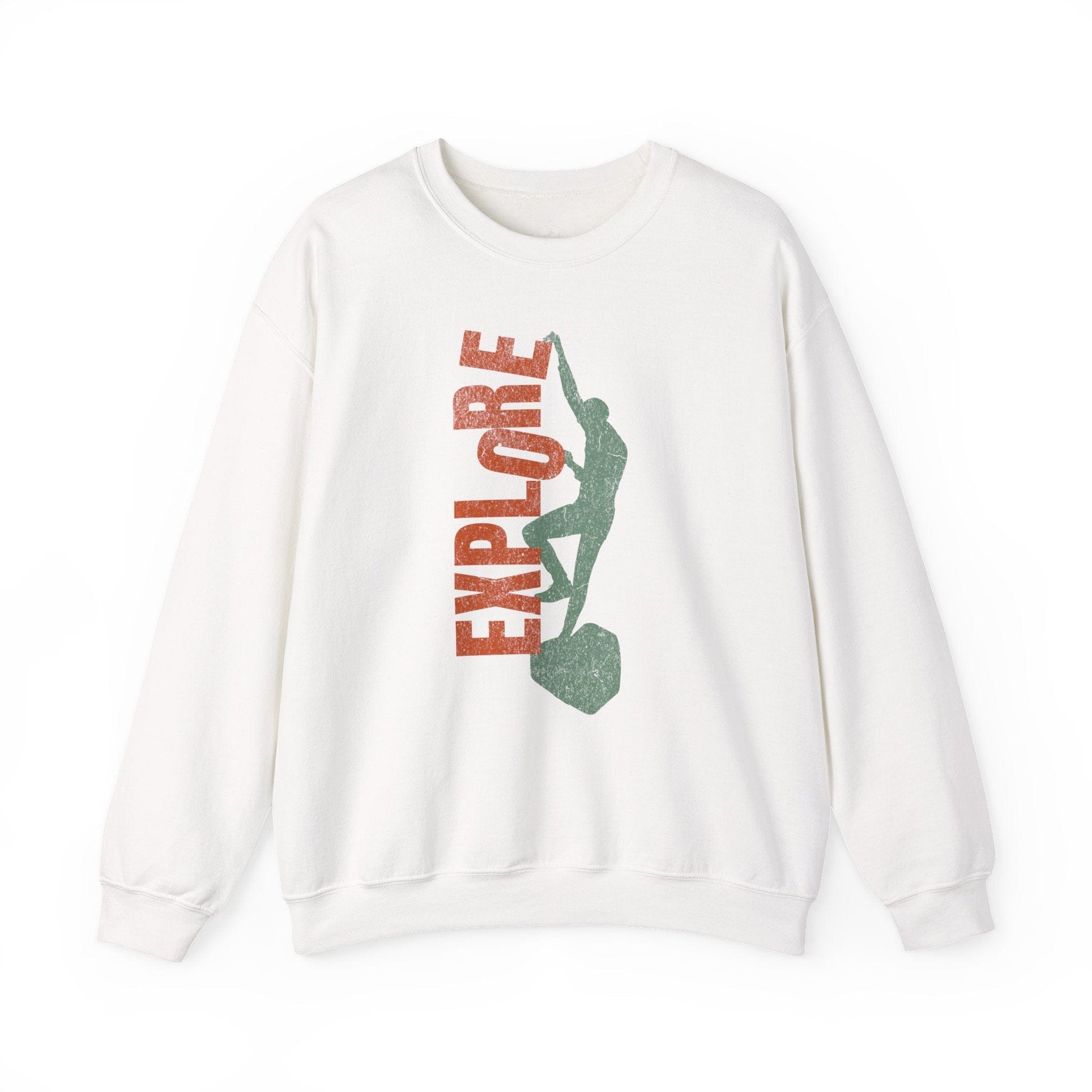 Printify Sweatshirt White / S Explore