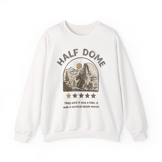 Printify Sweatshirt White / S Half Dome 1 Star Review