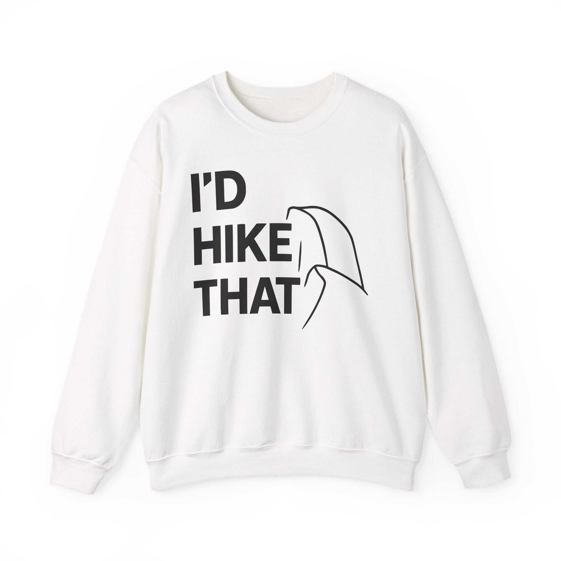 Printify Sweatshirt White / S I'd I hike that Half Dome