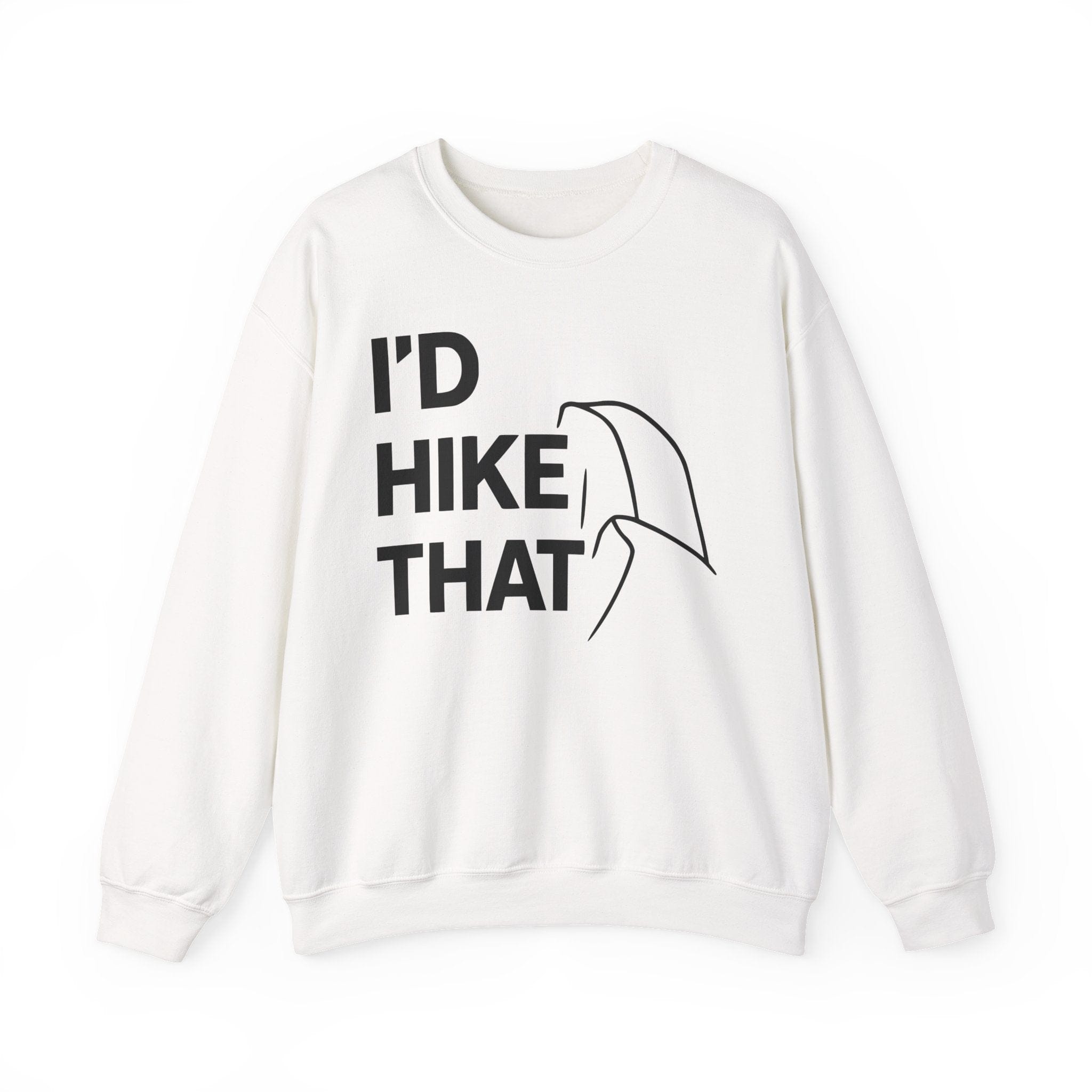 Printify Sweatshirt White / S I'd I hike that Half Dome