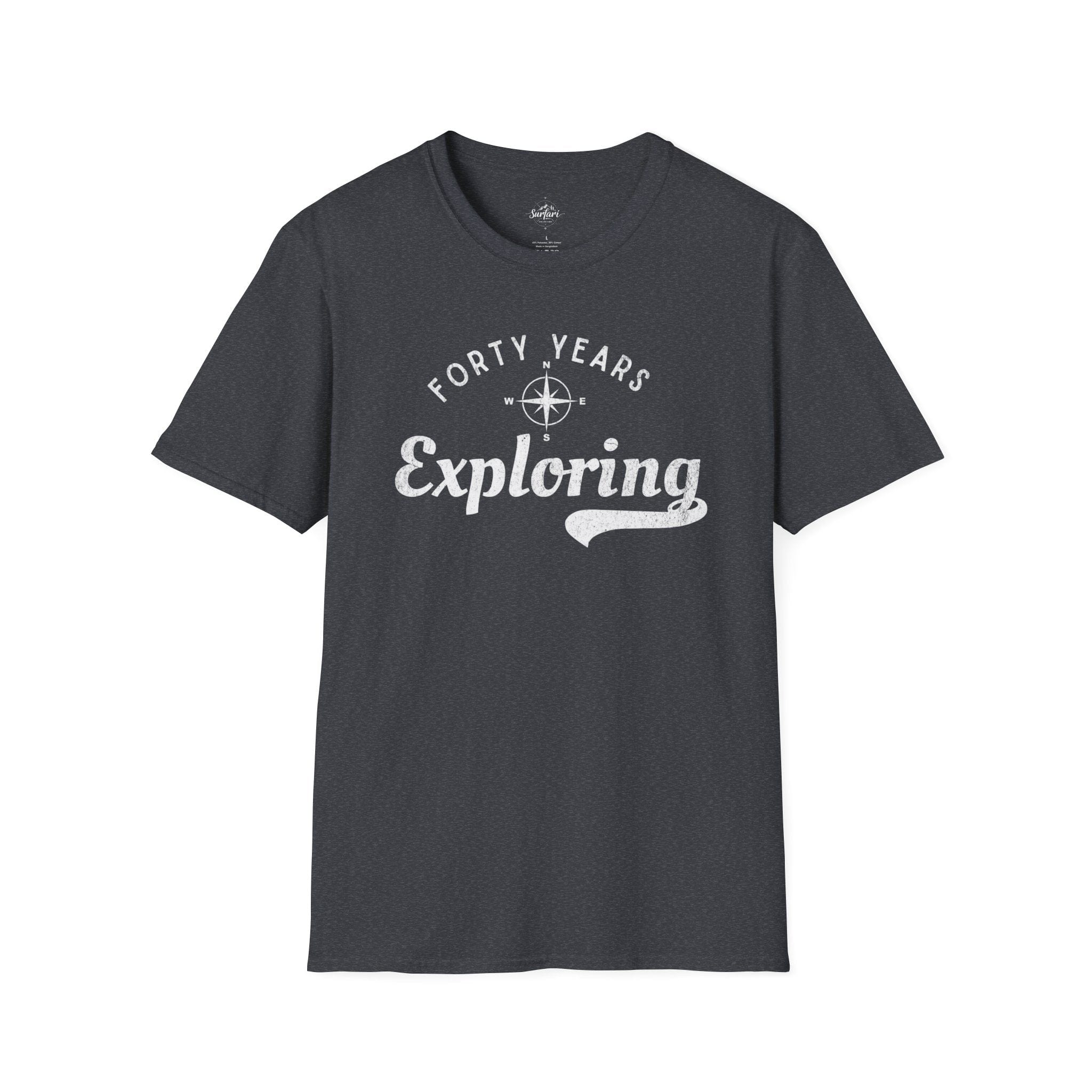 Printify T-Shirt 40 Years Exploring