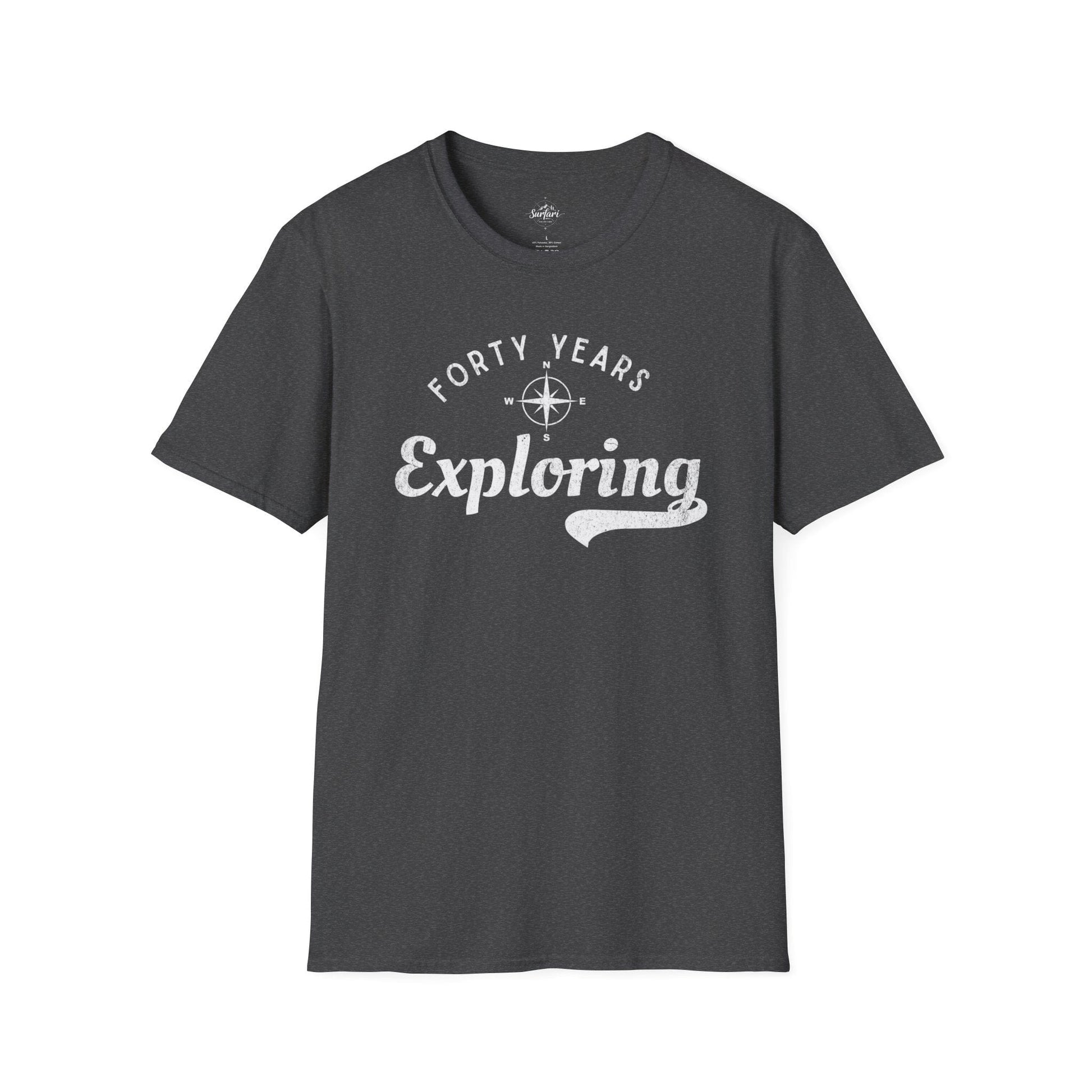 Printify T-Shirt 40 Years Exploring
