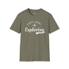 Printify T-Shirt 40 Years Exploring