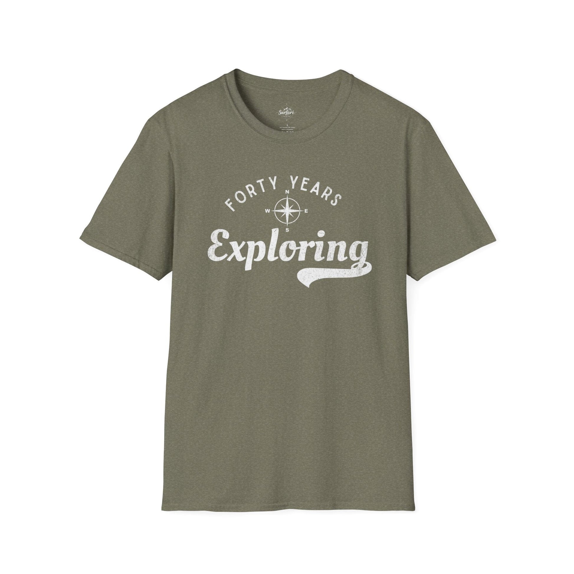 Printify T-Shirt 40 Years Exploring