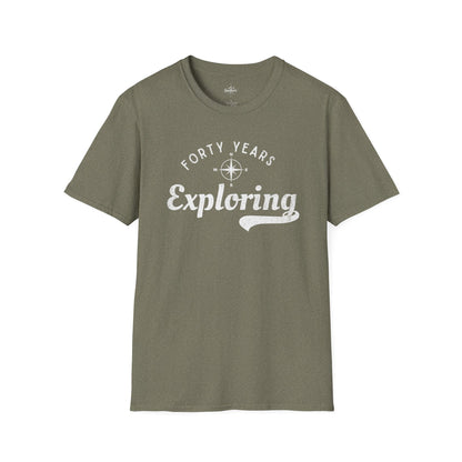 Printify T-Shirt 40 Years Exploring