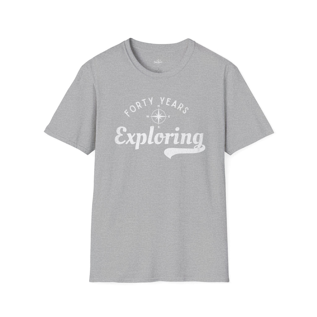 Printify T-Shirt 40 Years Exploring
