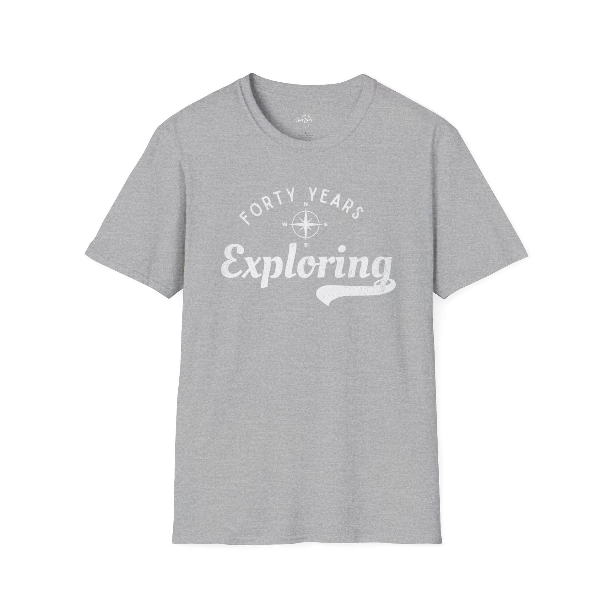 Printify T-Shirt 40 Years Exploring