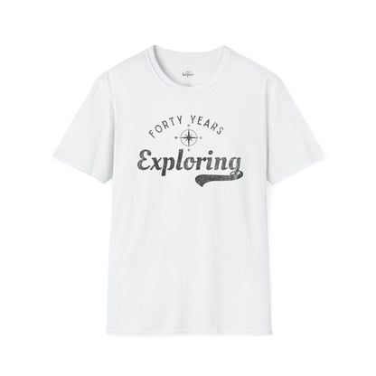 Printify T-Shirt 40 Years Exploring