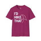 Printify T-Shirt Antique Heliconia / S Copy of I'd Hike That, Half Dome
