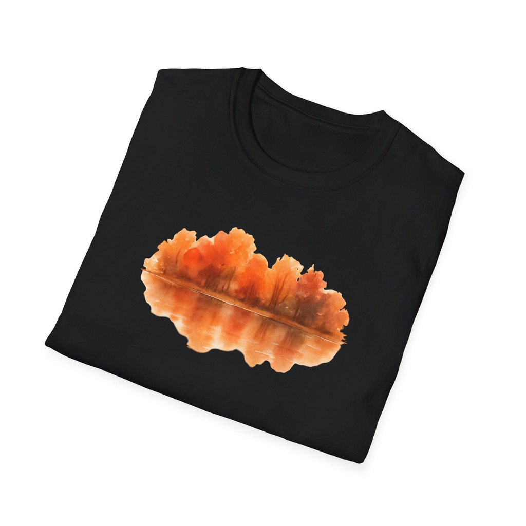 Printify T-Shirt Autumn Lake Reflection T-Shirt