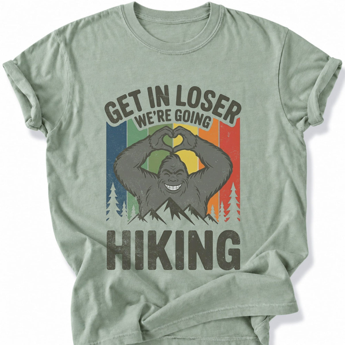 Printify T-Shirt Bay / S Bigfoot Vibes T-Shirt