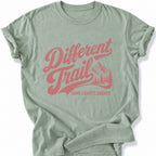 Printify T-Shirt Bay / S Different Trails T-Shirt