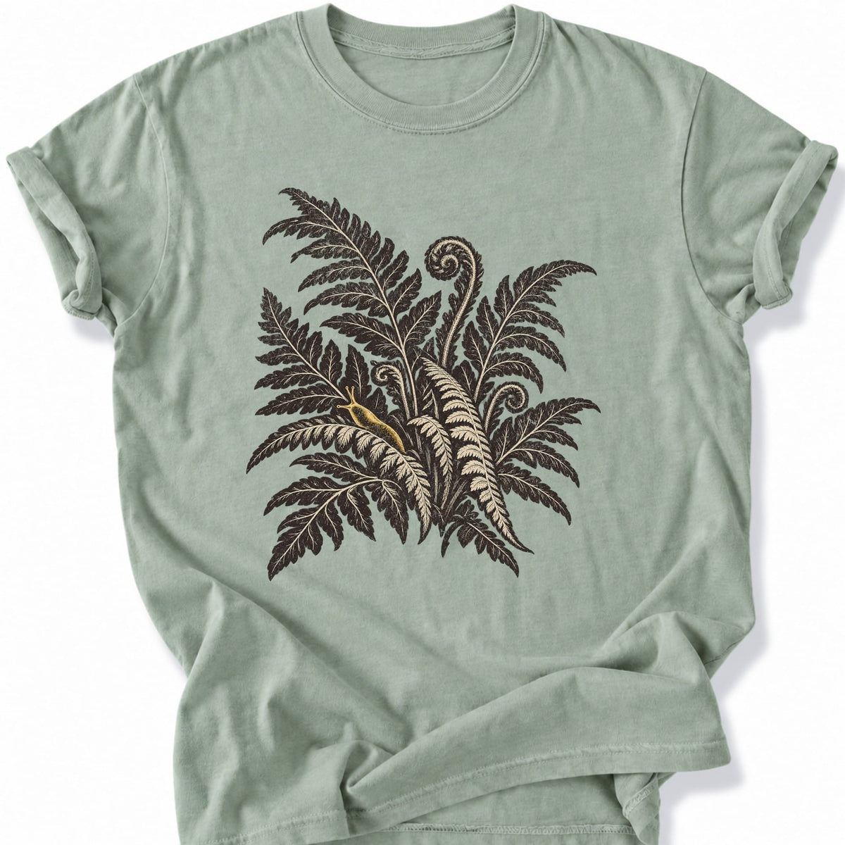 Printify T-Shirt Bay / S Fern & Banana Sluf T-Shir T-Shirt