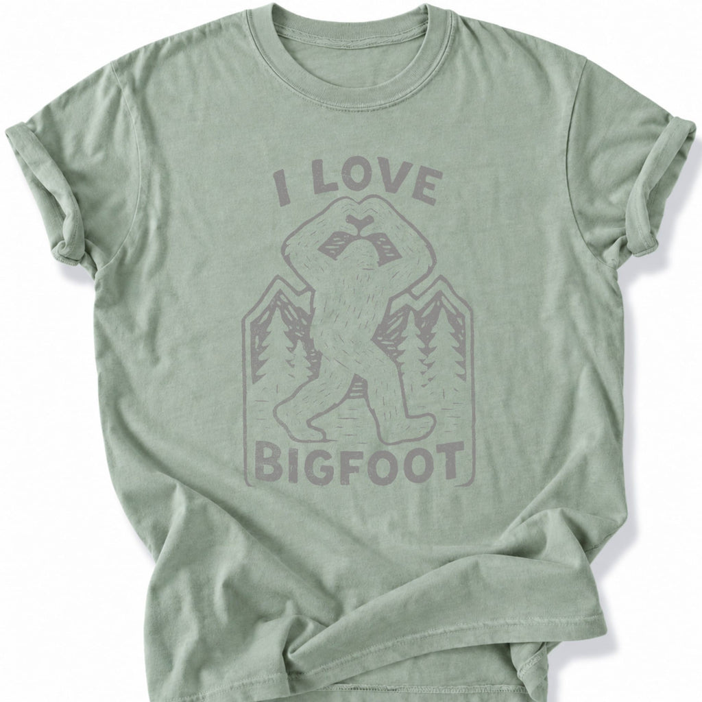 Printify T-Shirt Bay / S I Love Bigfoot T-Shirt