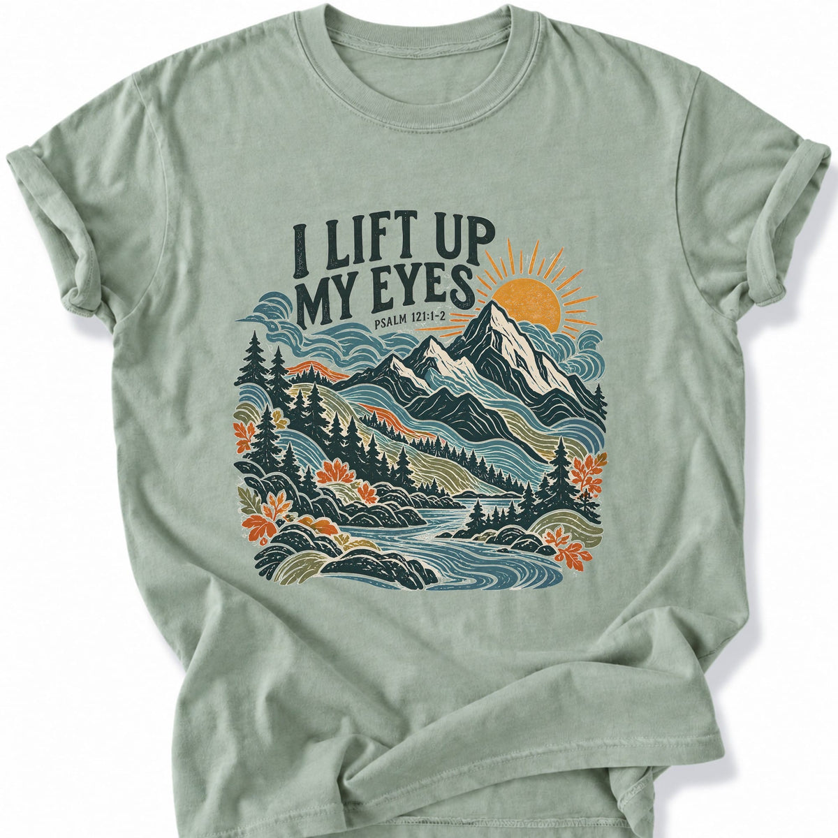 Printify T-Shirt Bay / S Mountains Rise T-Shirt