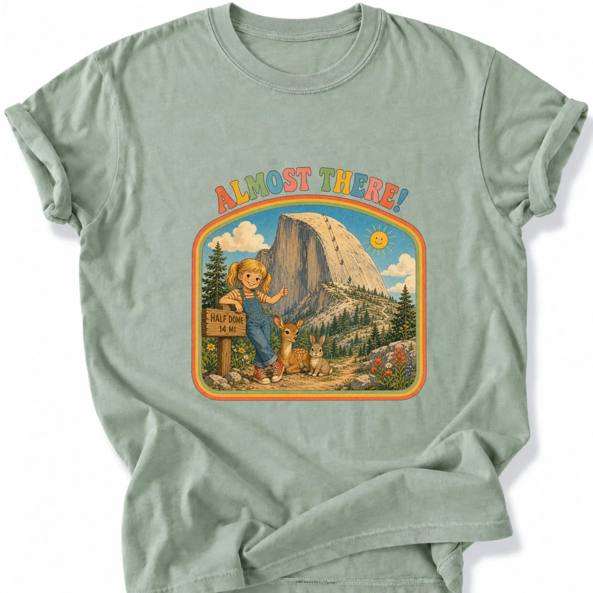 Printify T-Shirt Bay / S Peaks Peckers Bigfoot - Almost There!