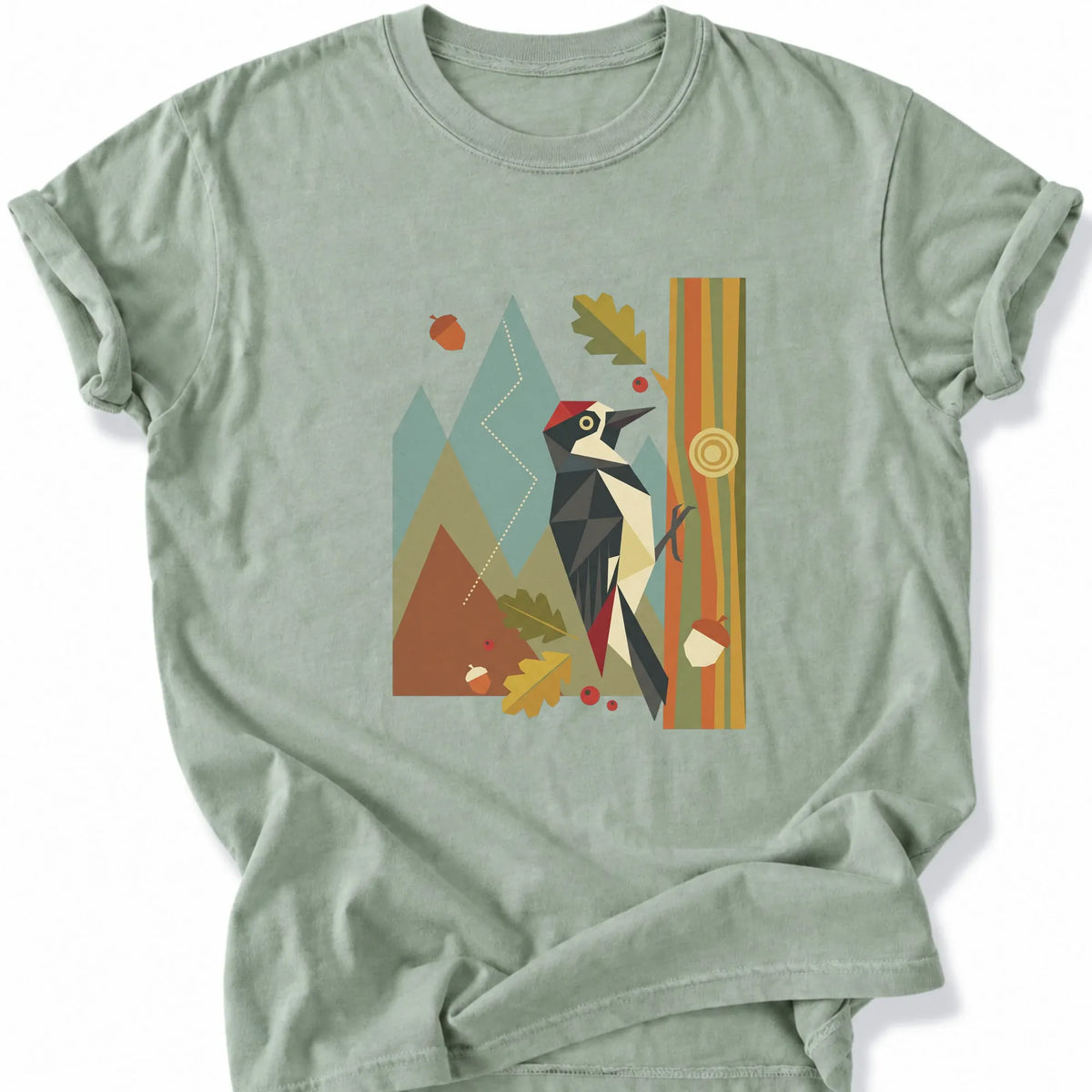 Printify T-Shirt Bay / S Peaks Peckers Bigfoot - Mid-Century Pecker
