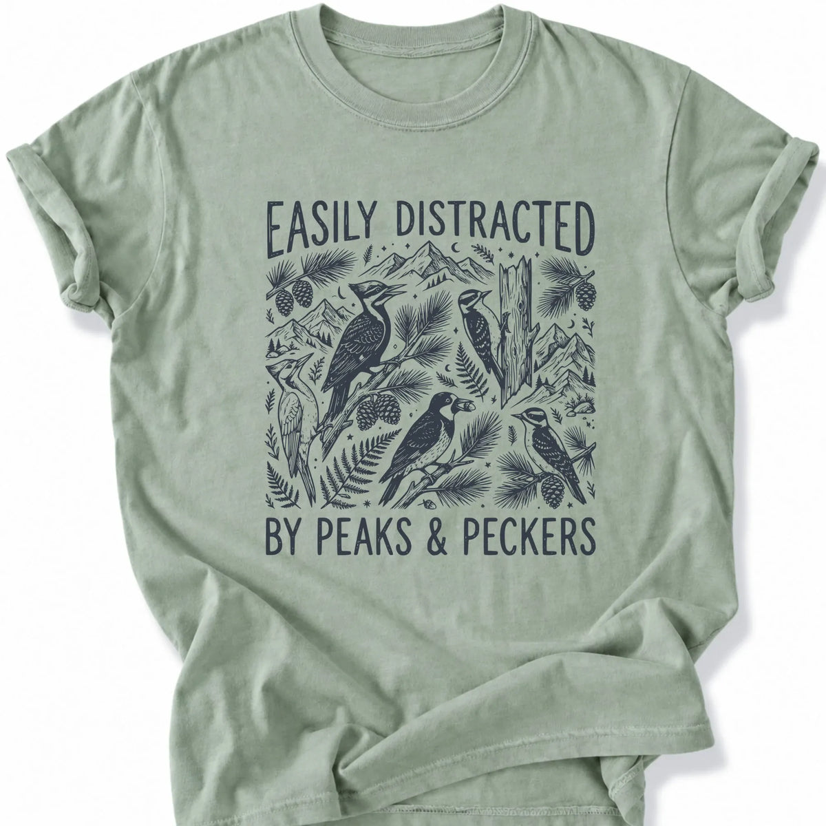 Printify T-Shirt Bay / S Peaks Peckers Bigfoot - Peaks and Peckers