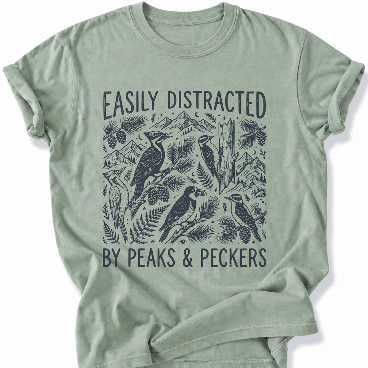 Printify T-Shirt Bay / S Peaks Peckers Bigfoot - Peaks and Peckers