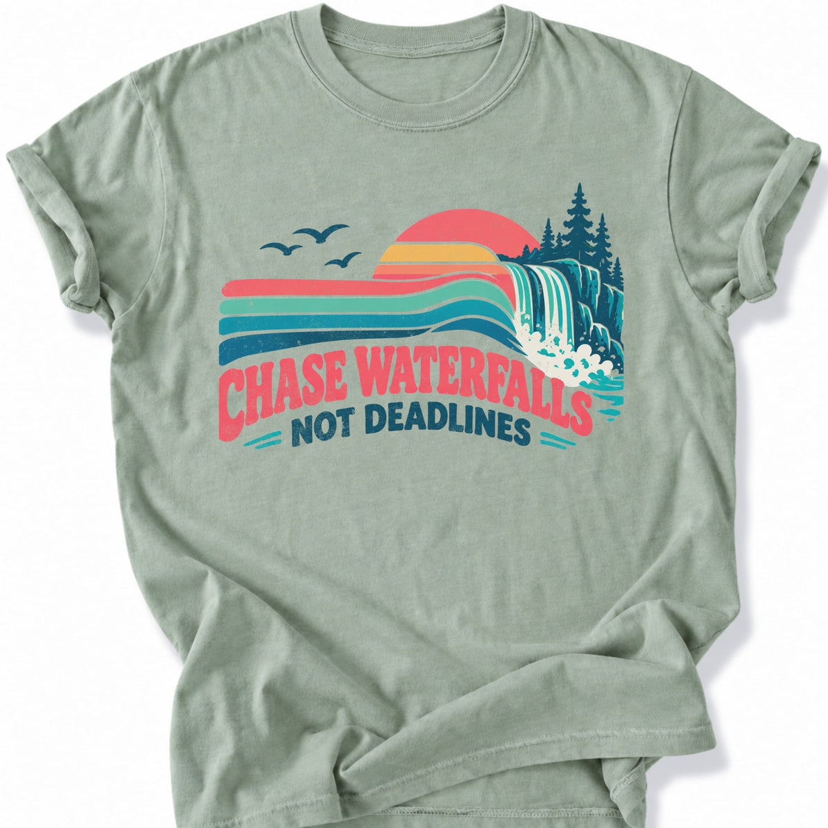 Printify T-Shirt Bay / S Waterfall Life T-Shirt